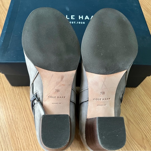 Cole Haan Cassidy Strap Bootie. Size 7. Ironstone Nubuck leather. - Picture 11 of 11